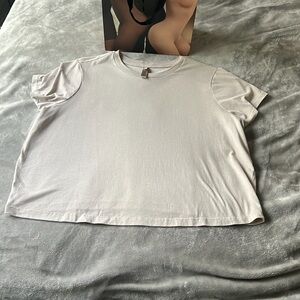 SKIMS Soft White Short Sleeve Tee